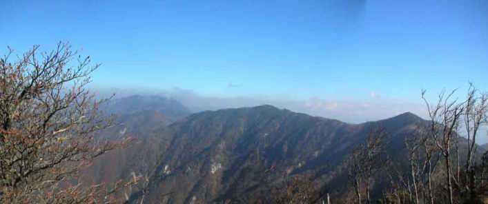 釈迦岳から弥山、八経、仏生、孔雀